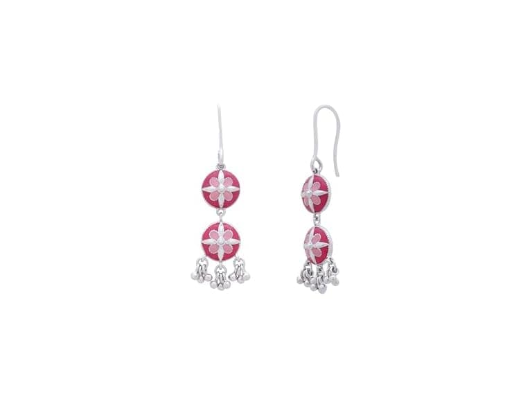 Navicia Rosa Blushing Blossom Earrings - Image 1