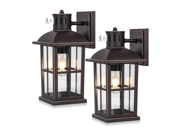 VerRon 13" Motion Sensor Outdoor Light Brown - Image 1