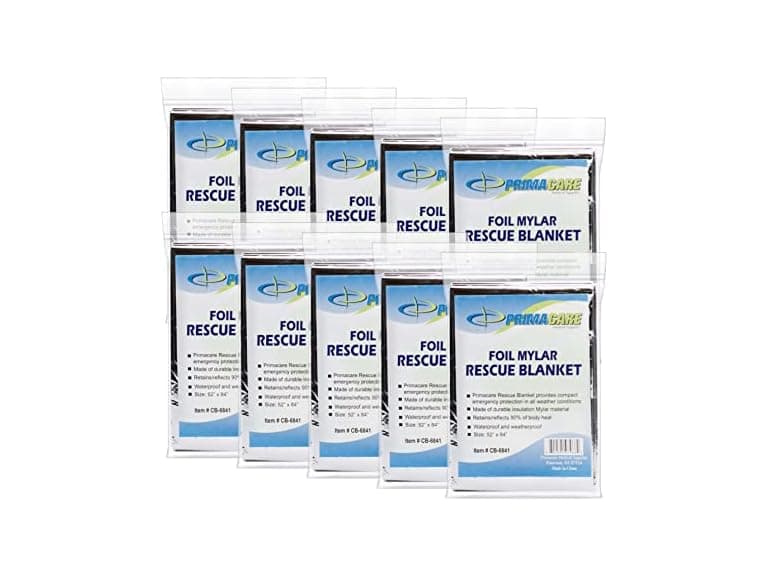 Emergency Mylar Thermal Blankets 20-Pack - Image 1