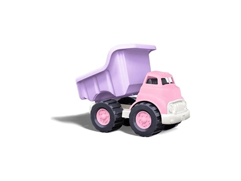 Green Toys Dump Truck in Pink Color - Image 1