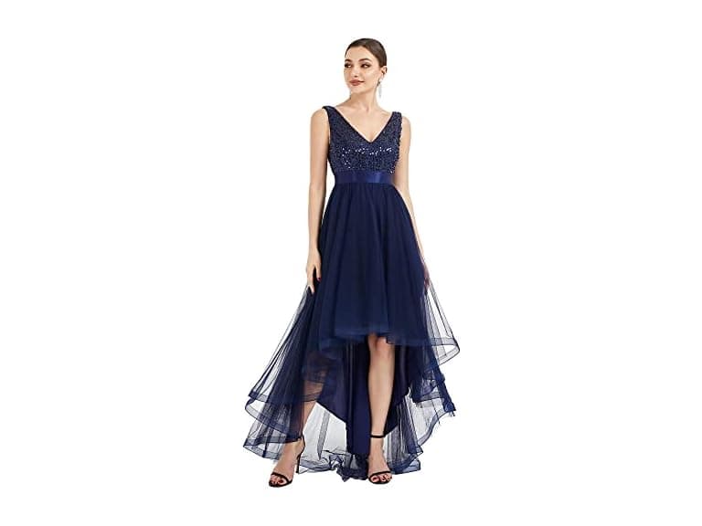Ever-Pretty Women Cocktail Dress Double High Dress - Image 1