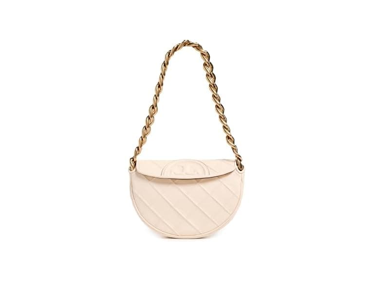 Tory Burch Fleming Mini Crescent Bag - Image 1