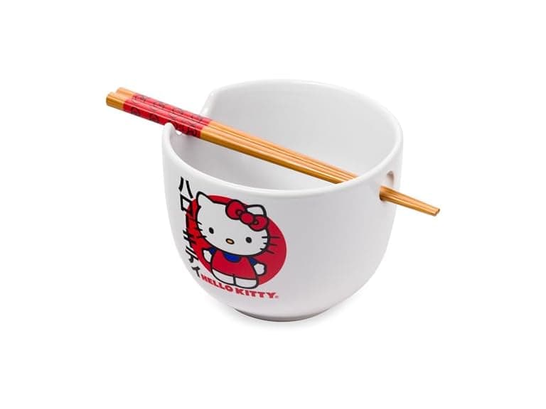 Sanrio Hello Kitty Ramen Noodle Rice Bowl - Image 1