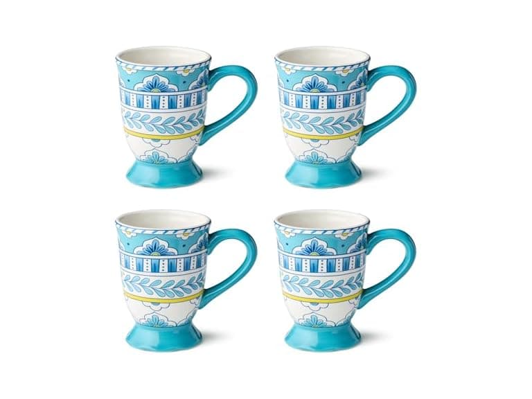 Porto 18oz Ceramic MUGS, SET of 4  - Image 1