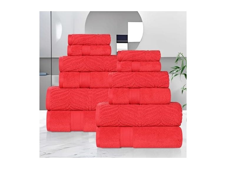 Superior Cotton Chevron Towel Set - Image 1