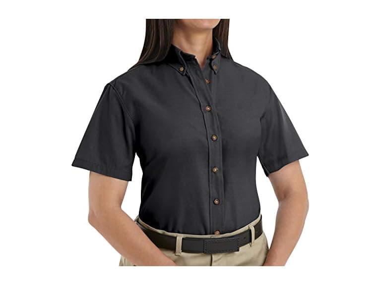 Red Kap Women's SS Poplin Dress Shirt - Image 1