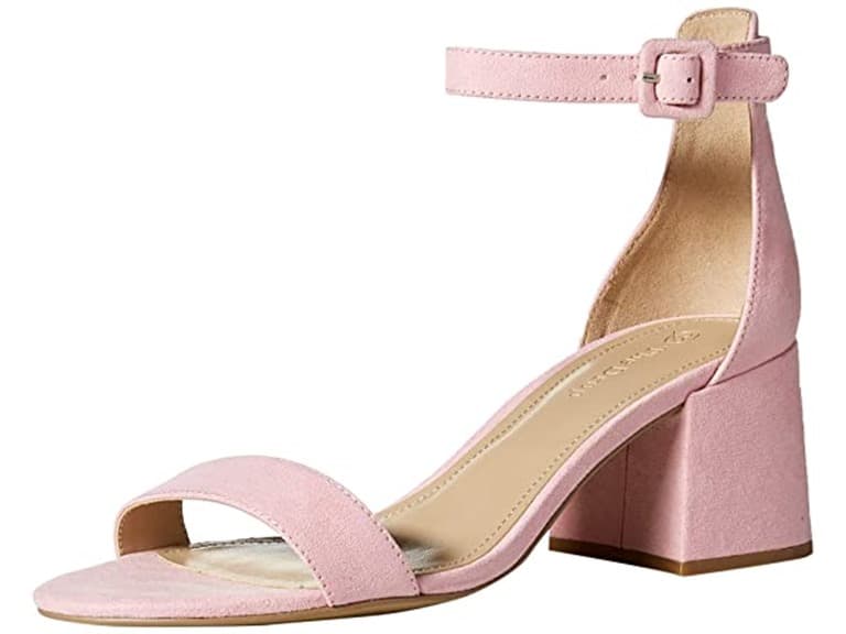 The Drop Women's Lyon Block Heeled Strappy Sandal (8) - Image 1