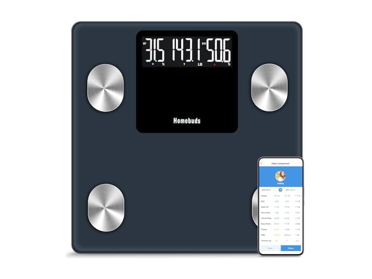 Homebuds 550lb Smart Scale for Body Weight - Image 1