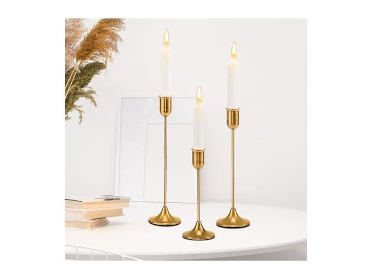 Candle Holder - 3 Pcs Candlestick - Image 1
