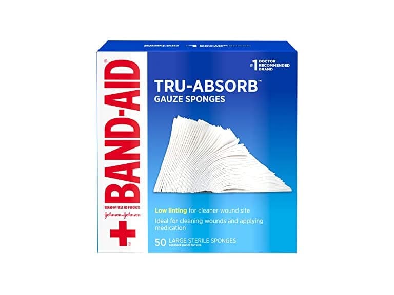 Band Aid First Aid Products Tru-Absorb Sterile Gauze Sponges - Image 1