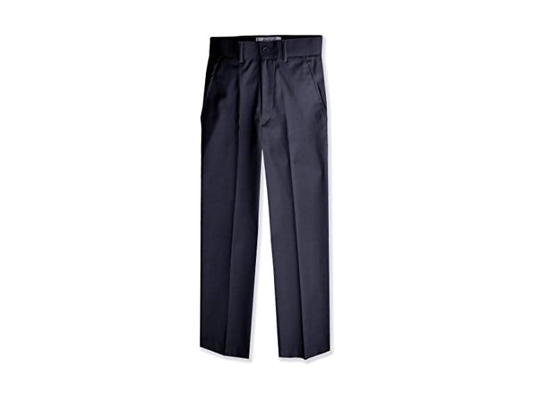 Johnnie Lene Boys (10) Flat Front Slim Dress Pants - Image 1