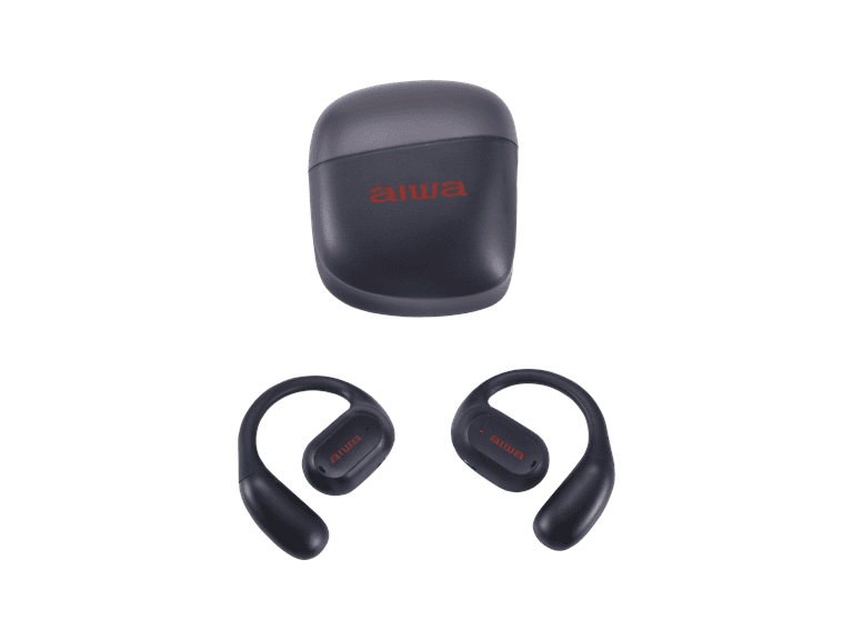 Aiwa OWS Earbuds with Display Charging Case