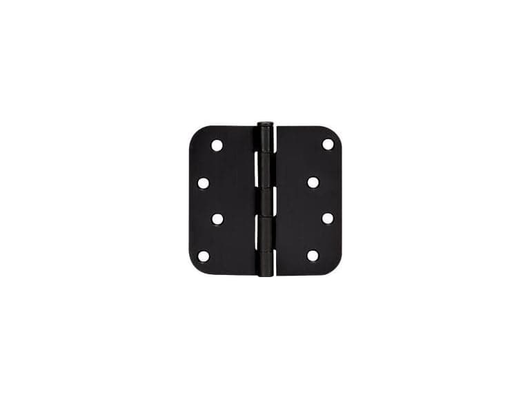 Cosmas Flat Black Door Hinge 4" Inch x 4