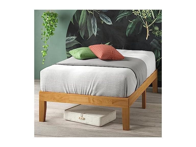 ZINUS Moiz Wood Platform Bed Frame, Twin - Image 1