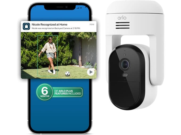 (1 or 2 PACK) (NEW) Arlo Essential Pan Tilt Security Camera - Image 1