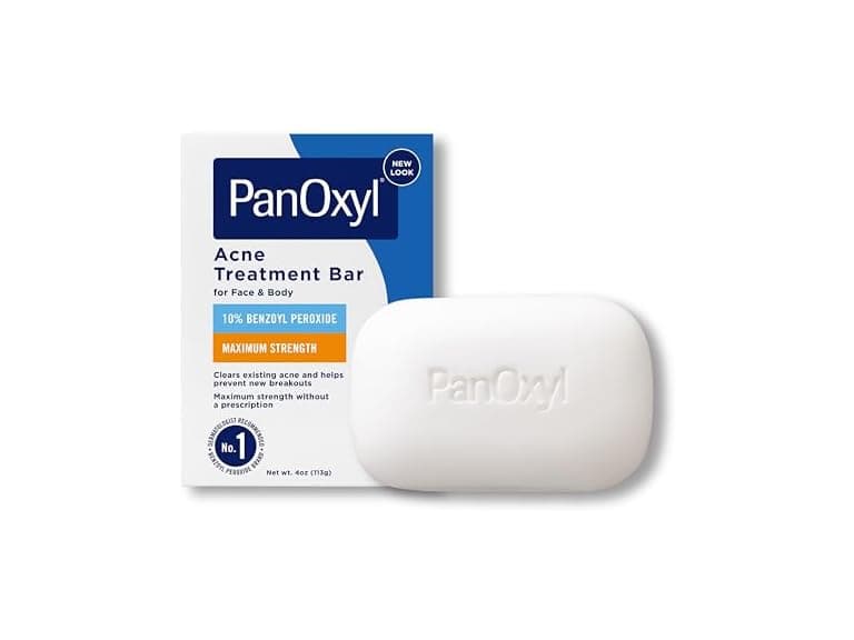 PanOxyl Acne Treatment Bar with 10 Benz - Image 1