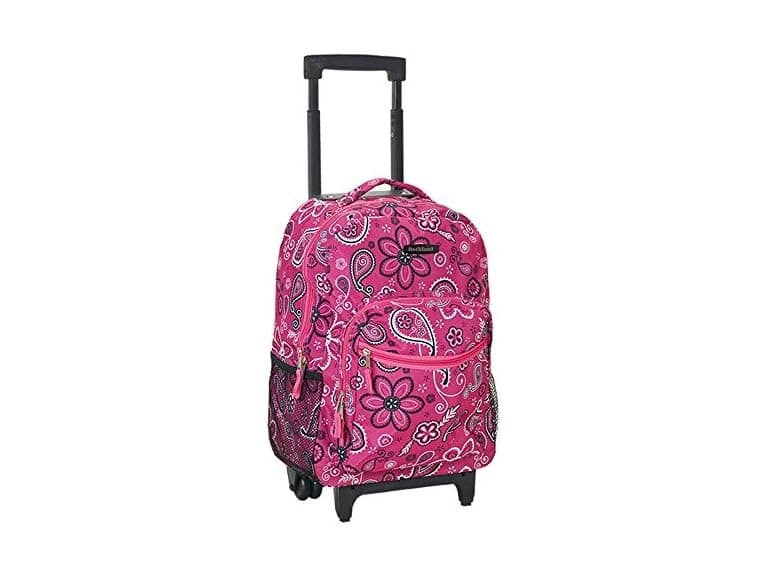 Rockland Double Handle Rolling Backpack - Image 1
