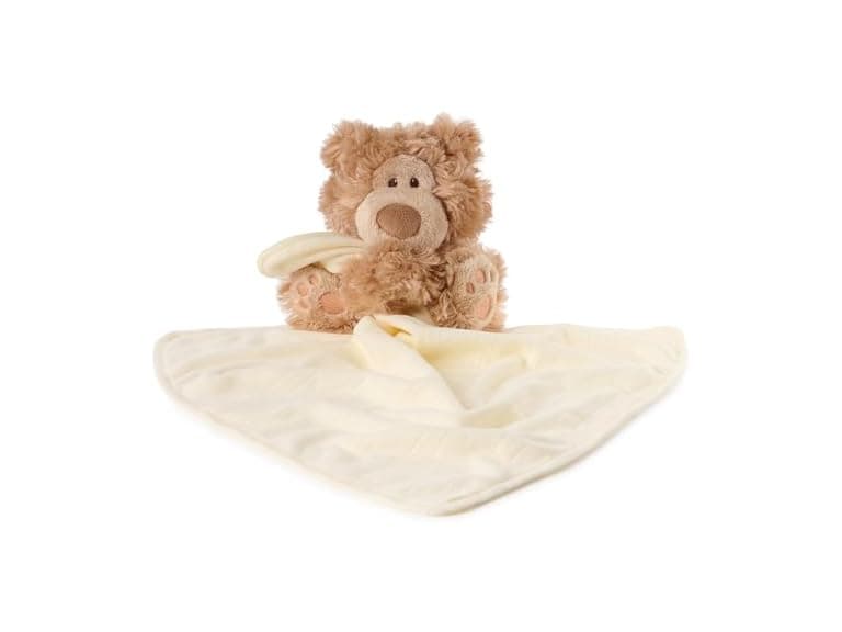 GUND Baby Philbin Plush Lovey, Brown, 14” - Image 1
