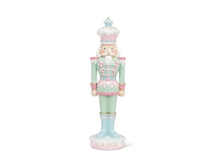 Abbott Collection Shiny 18" Candy Nutcracker Figurine - Image 1