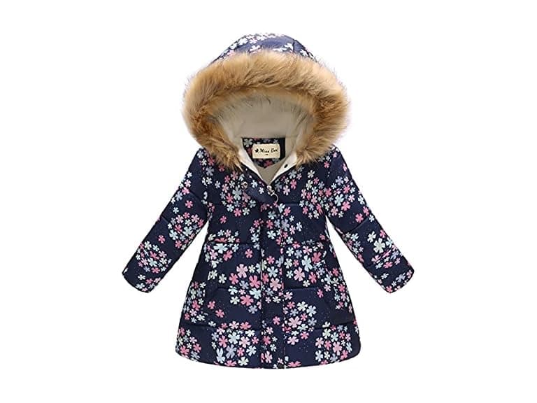 Miss Bei (6-7 Years) Kids Coat Purplish Blue Snow - Image 1