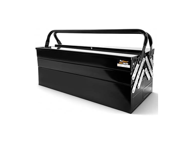 3-Tier 5 Tray Steel Tool Box - Image 1