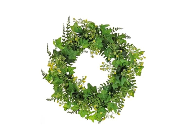 National Tree Company 24" Artificial Spring Wreath with Ivy - Image 1