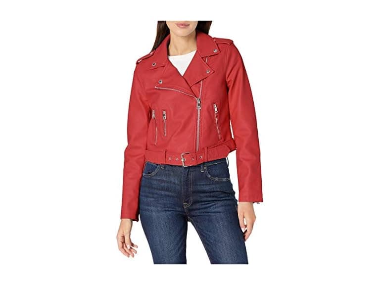 Levi's Women Belted Faux Leather Moto Jacket - Image 1