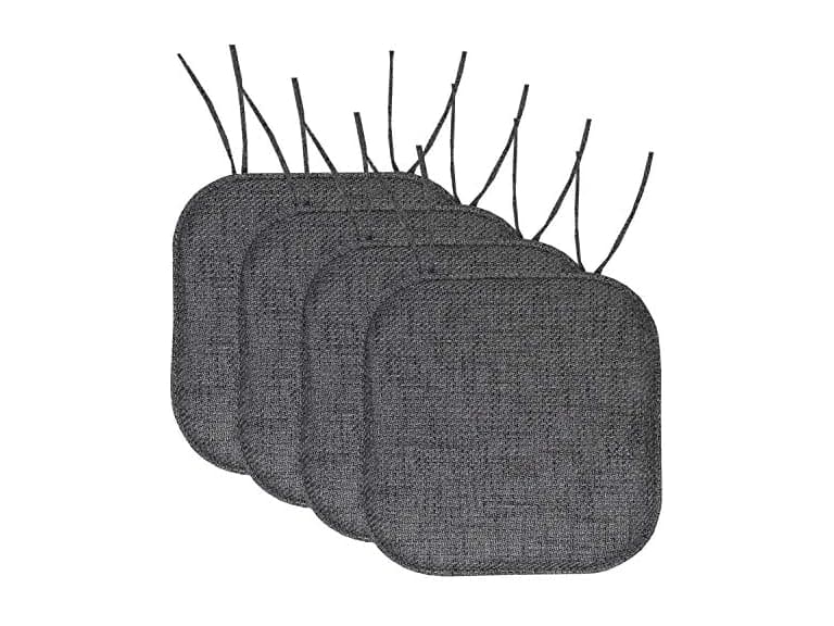 Herringbone Memory Foam Chair Cushions - Image 1