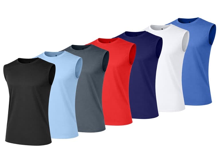 Mens 3PK Moisture Wicking Muscle Tee - Image 1