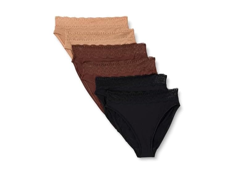 Amazon Essentials Womens HiWaist w/ Lace 6Pk - Image 1