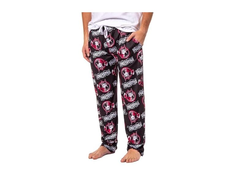 Bioworld Men's Yu-Gi-Oh Pajama Pants Trading Card - Image 1