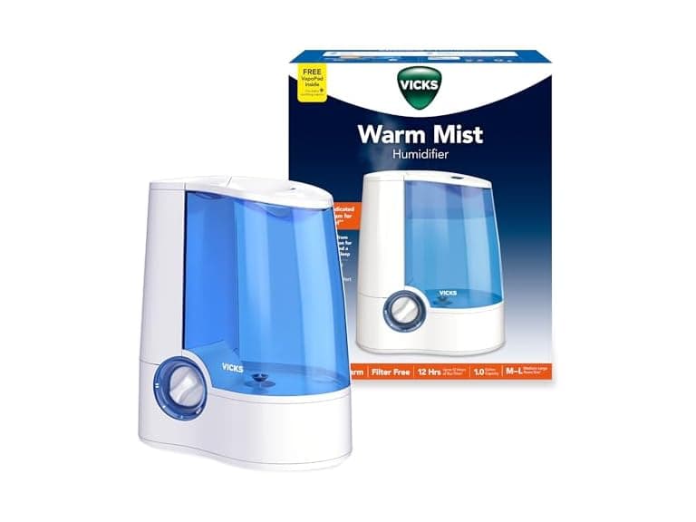 Vicks Warm Mist Humidifier - Air Humidifier - Image 1