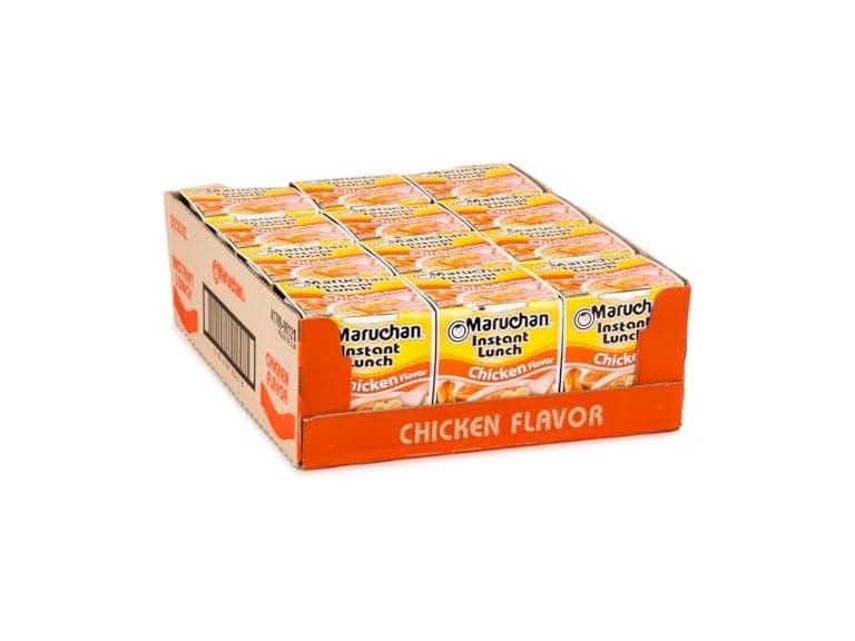 12PK Maruchan Instant Lunch Ramen Noodles, Chicken - Image 1