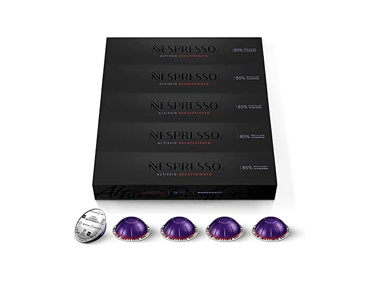 Nespresso Vertuo Altissio Decaffeinato Espresso Capsules, 90-Count - Image 1