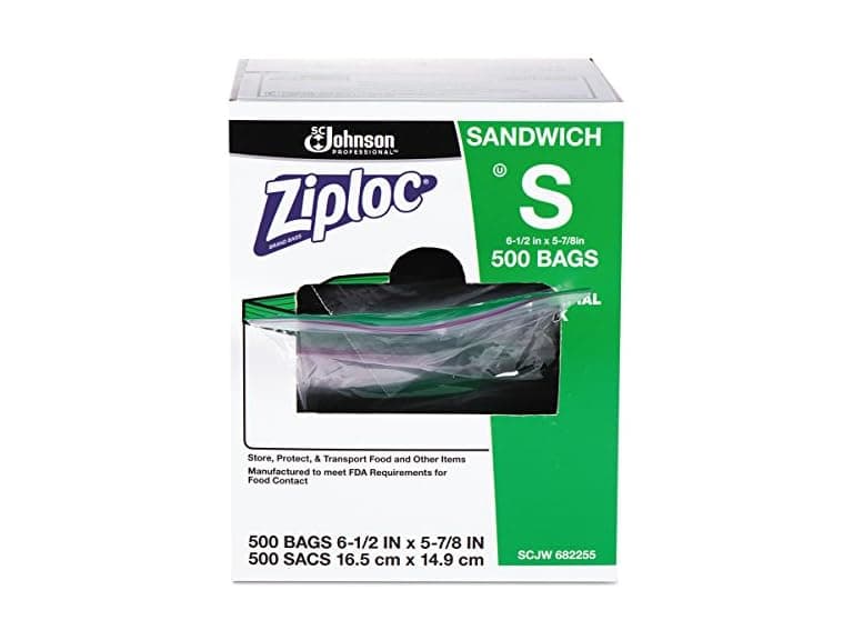 Ziploc Resealable Sandwich Bags, 500 Count - Image 1