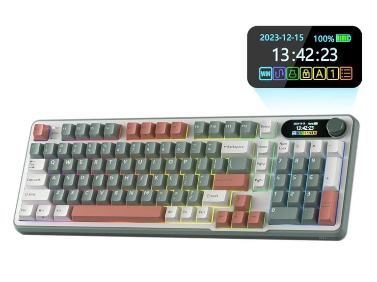 RK S98 Mechanical Keyboard w/Smart Display - Image 1