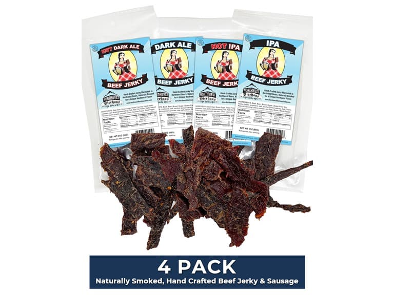 (4ct) Handcrafted Beer Jerky Variety Pack