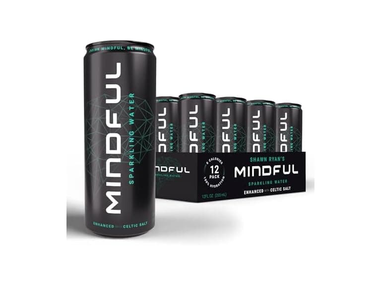 12PK Mindful Sparkling Water by Shawn Ryan - Image 1