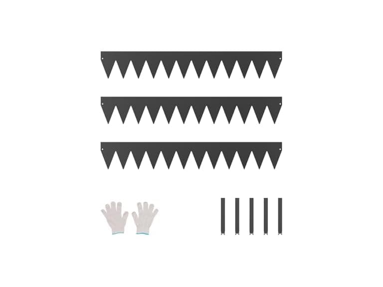 VEVOR 3-pack Steel Garden Edging Borders - Image 1