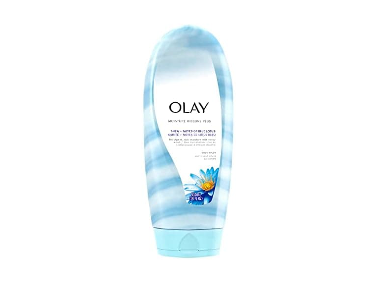 Olay Moisture Ribbons Plus Shea Blue Lotus Body Wash - Image 1