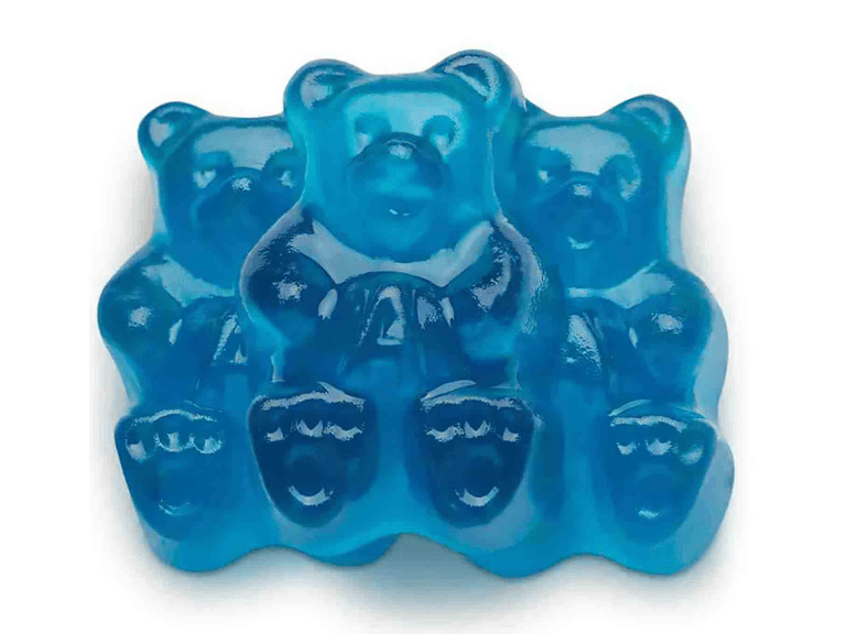 Albanese Beary Blue Raspberry Gummi Bears, 5-lb - Image 1