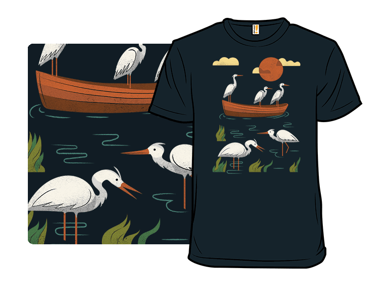 Herons in the Lagoon - Image 1