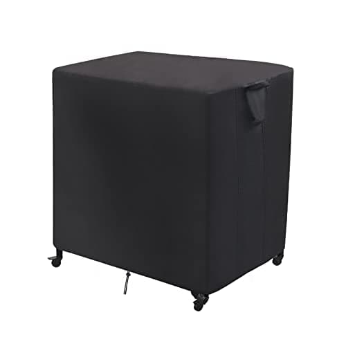 Jungda Outdoor Table Cover for Ooni Medium Modular Table,32 Inch Waterproof Outdoor Kitchen Pizza Oven Table Cover,Patio Grill Cart Covers Dustproof,Sunproof - 32 x 24 x 35 Inch - Image 1