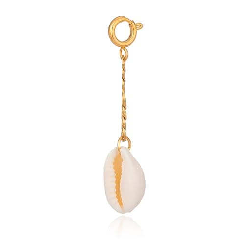 FAMARINE Shell Keychain for Bag Chain Keychain Clasp Clip on Charms Accessories Beach - Image 1