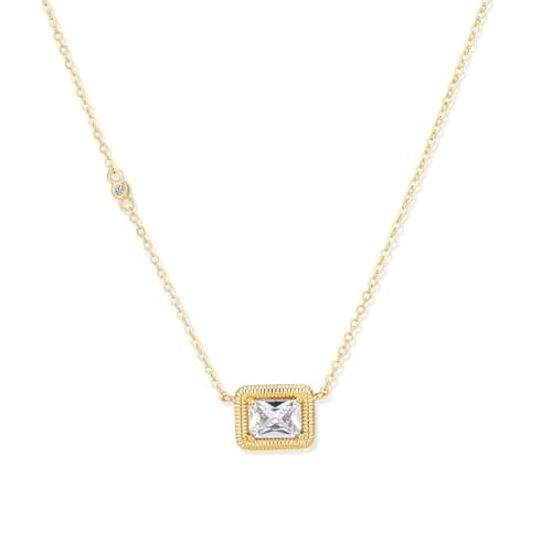 Milan Chiva 14K Gold Chunky Choker Plated Necklace for women, Dainty Trendy Non Tarnish Pendant Charm Necklaces Fashion Jewelry for Women Diamond ABU-MNS-1079GD - Image 1