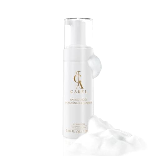 CA CAREL Face Cleanser Amino Acid Foaming Cleanser - Gentle Facial Cleansing Foam for All Skin Types