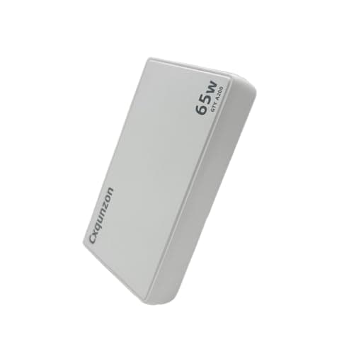 65W USB C Charger Flat, Slim GaN Compact Fast PPS Wall Charger for Nintendo Switch 2,Steam Deck, ROG Ally,iPhone 17/16/15/14, MacBook Air, iPad Pro (White(2xUSBC)) - Image 1