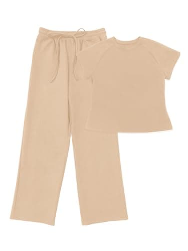COCOMARTS Women's Pajama Sets Soft Comfy Fleece Pjs Long Sleeve Sleepwear Nightwear Soft Pjs Lounge Sets - Thumbnail 6