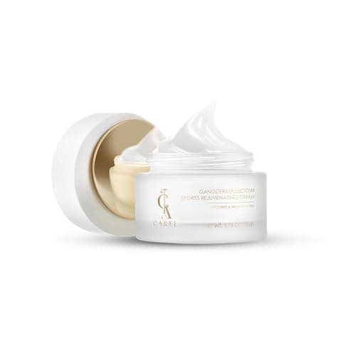 CA CAREL Niacinamide Brightening Face Cream, Ganoderma Peptides Rejuvenating Moisturizer with Collagen, Hyaluronic Acid, for Radiant Booster, Hydrating, Firming Skin - Image 1