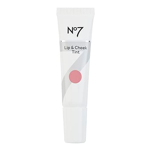 No7 Lip & Cheek Tint - Lightweight Lip and Cheek Stain for Rosy Lips & Natural Face Blush - Multipurpose Face Makeup with a Hydrating, Dewy Finish - Dusk Pink (10ml) - Image 1